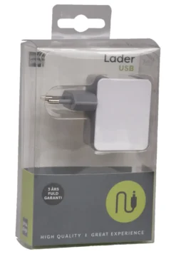 Lader med 2 USB porter