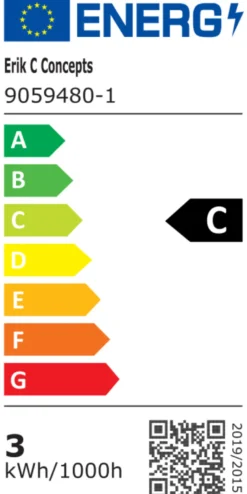 LED-dråpepære 2,9 W E14 - 2 pk.