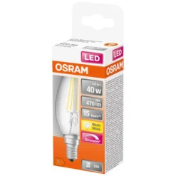 LED-pære kerte 5W Osram