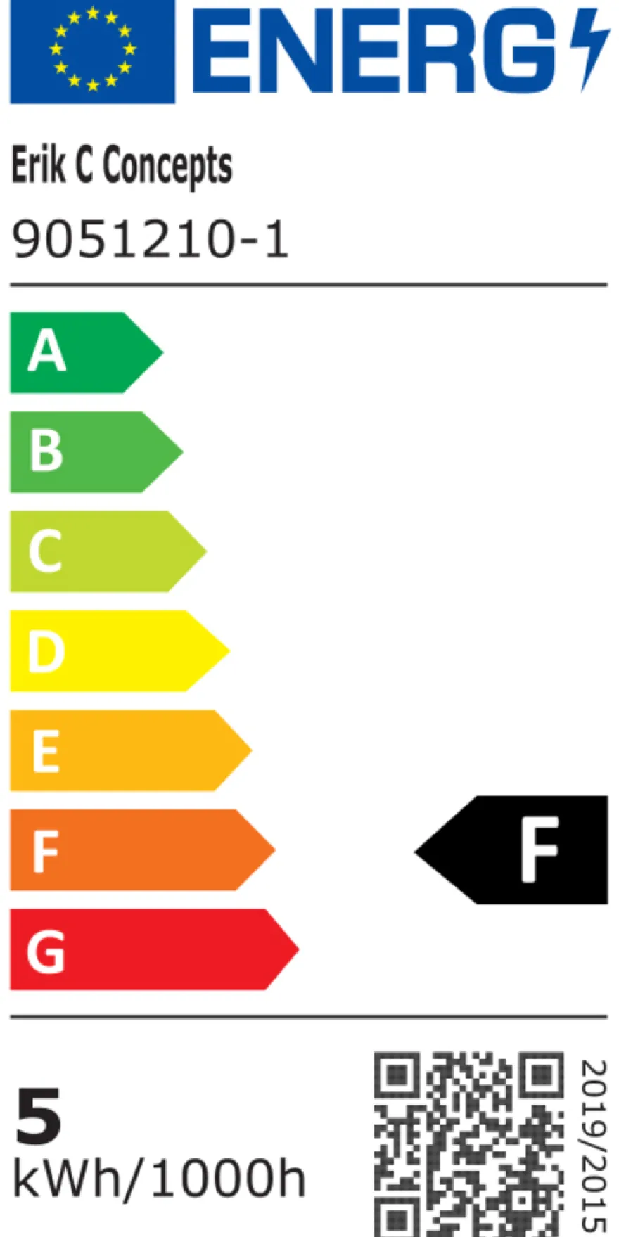 LED-pære 4-pk mignon E14 4,9 W