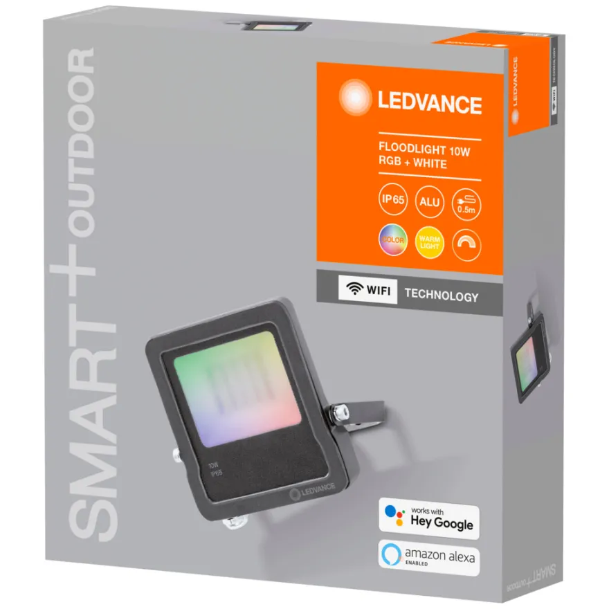 LEDVANCE SMART+ Flood lyskaster RGBW 10 W