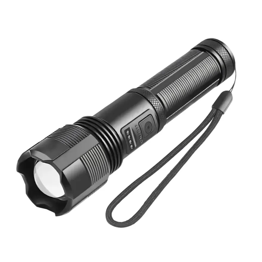 Lommelykt oppladbar aluminium 1000 lumen