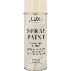 Luxi radiatorspray hvit blank - 400 ml