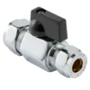 Minikuleventil 15 x 10 mm m/grep