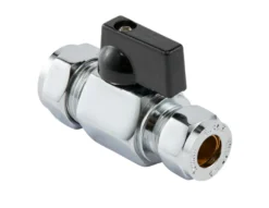 Minikuleventil 15 x 10 mm m/grep