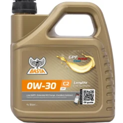 Motorolje 0W-30 C2 fullsyntetisk - 4 liter