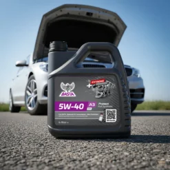 Motorolje 5W-40 helsyntetisk 4 liter - Basta