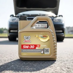 Motorolje 5W-30 helsyntetisk 4 liter - Basta
