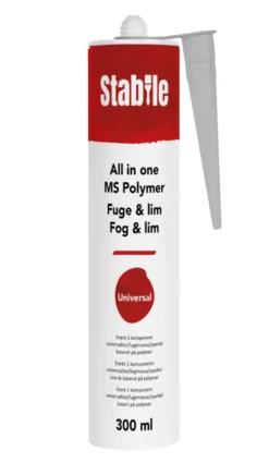 MS fuge all in one grå 300 ml - Stabile