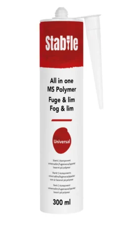 MS fuge all in one hvit 300 ml - Stabile