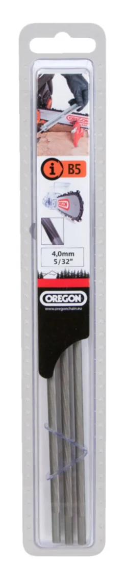 Oregon rundfil 4 mm til 3/8" sagkjeder - 3 stk.