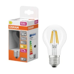 Osram LED Superstar Classic klar standard dimbar E27 5 W