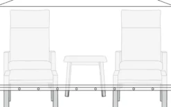 Overtrekk til hagemøbelsett L170 x B130 x H85 cm - Sunlife
