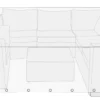 Overtrekk til loungemøbelsett L260 x B260 x H65 cm - Sunlife®