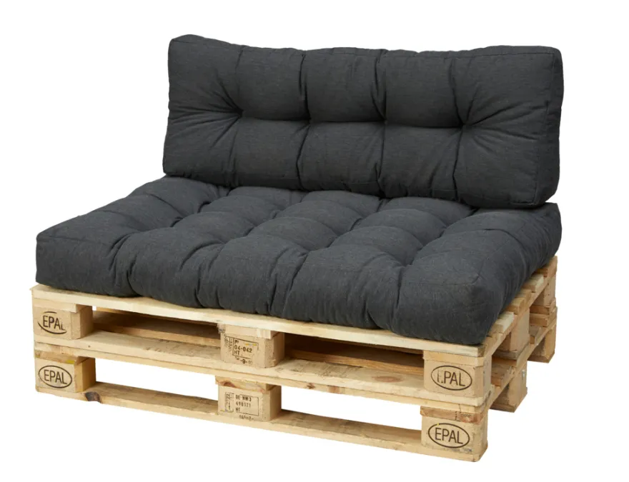 Palle-/setepute Kario 118 x 80 cm mørkegrå - Sunlife®