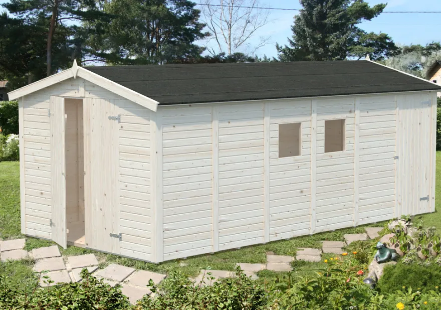 Palmako redskapsbod Aksel 4 - 14,7 m² 273 x 550 cm