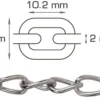 Panserkjetting 2 meter x 2,0 mm