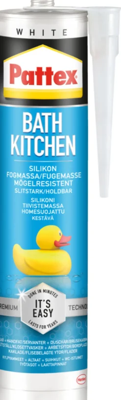 Pattex Easy Silikon hvit 300 ml