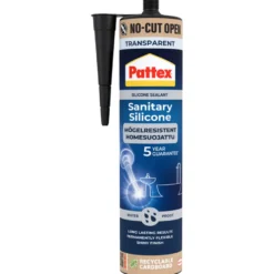 Pattex sanitærsilikon transparent 280 ml