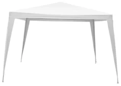 Paviljong Lido 3x3 m metall og hvit PE - Sunlife®