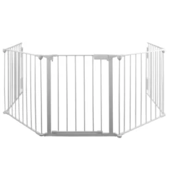 Peisgitter hvit 5-delt 135 x 75,5 x 115 cm - Glöd