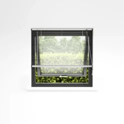 Persienne aluminium hvit 140 x 130 cm