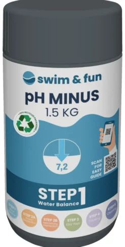 pH-Minus granulat 1,5 kg - Swim & fun