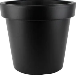 Plastkrukke svart Ø45 x H41 cm