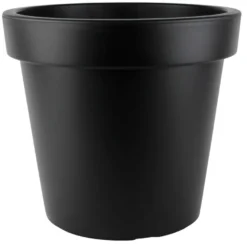 Plastkrukke svart Ø40 x H35,9 cm