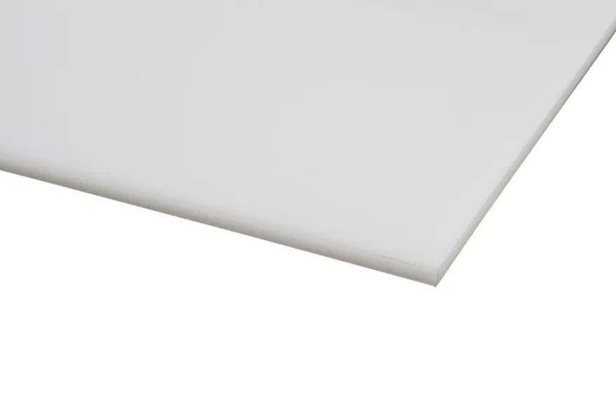 Plastplate hvit 5 mm, 660 x 500 mm