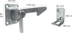 Portlås mini 116 mm