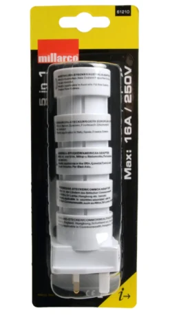 Reiseadapter 5-i-1