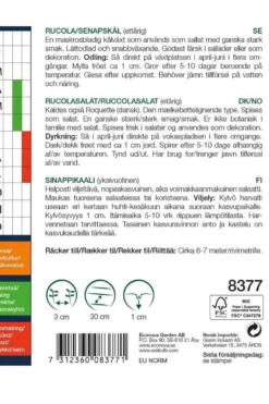 Ruccolasalat vill