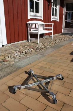 Rullevogn til parasollfot og krukker - Garden®
