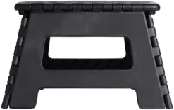 Sammenleggbar krakk svart 32 x 25 x 22 cm