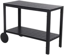 Serveringsvogn Havanna 90 x 45 x 74 cm svart - Sunlife®