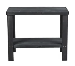 Sidebord i tre med 1 hylle 90 x 45 cm
