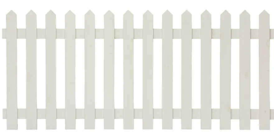 Skagen stakittgjerde 180 x 80 cm hvit