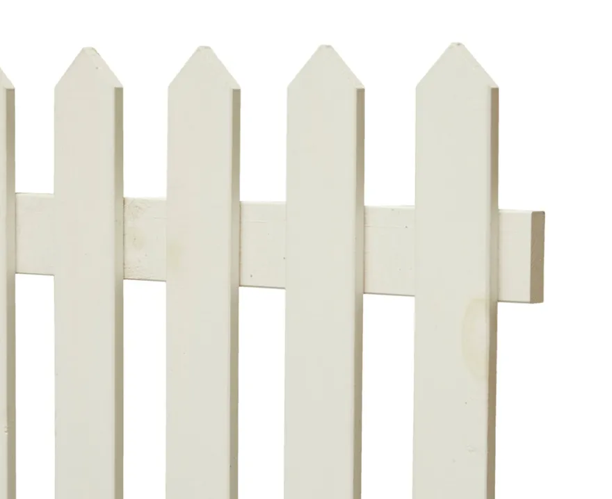 Skagen stakittgjerde 180 x 80 cm hvit