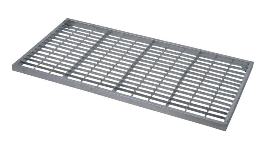 Skraperist galvanisert stål 80 x 40 cm