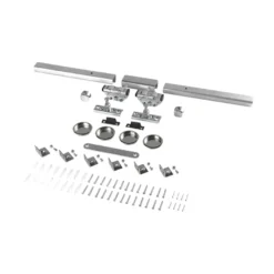 Skyvedørssett 2 meter skinne