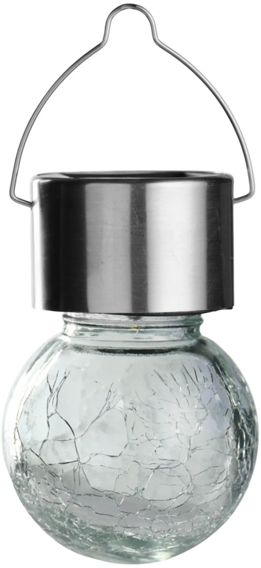 Solcellepære glass/metall Ø6 cm 3-pk. - Garden®