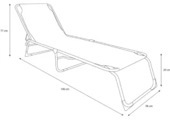 Solseng Berlin m/3 posisjoner - Sunlife®