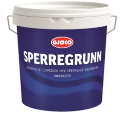 Sperregrunn hvit base 2,7 liter - Gjøco