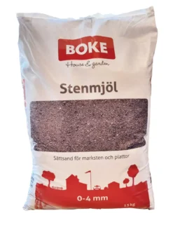 Steinmel 0-4 mm grå 15 kg