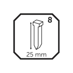 Stifter til spikerpistol 25 mm - 5000 stk.
