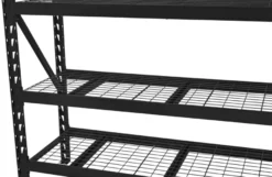 Stålreol 4 hyller svart 196 x 183 x 61 cm - Probuilder