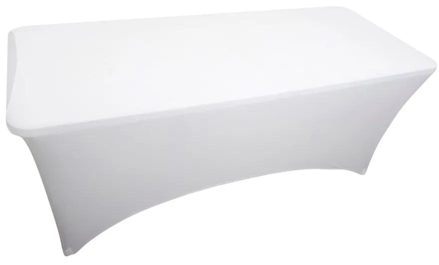 Strekkduk Iowa til sammenleggbart bord 180 cm hvit - Sunlife®