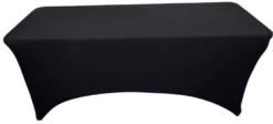 Strekkduk Iowa til sammenleggbart bord 180 cm svart - Sunlife®