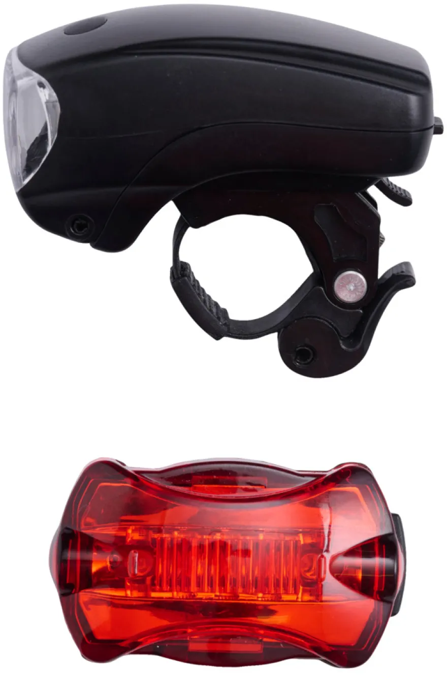 Sykkellyktsett med 5 LED - Bikezone